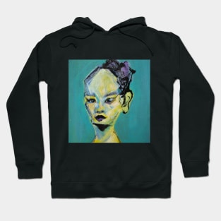 Portrait of Woman Hoodie